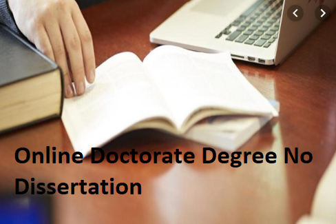 Doctorate no dissertation