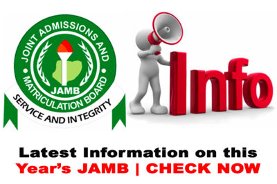Latest Information on the Upcoming 2021 JAMB CBT Examination | CHECK NOW