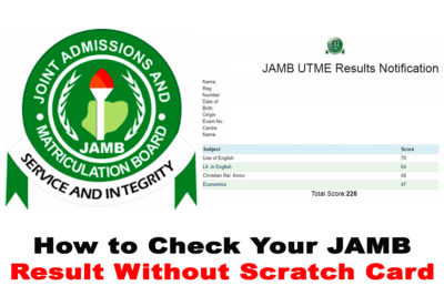 How to Check Your JAMB 2020 Result Without Scratch Card