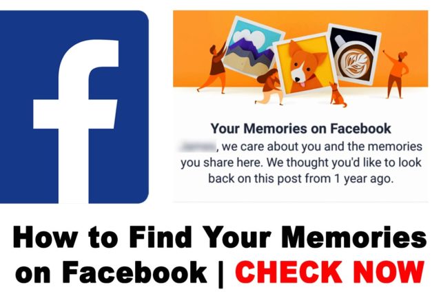 your memories on facebook