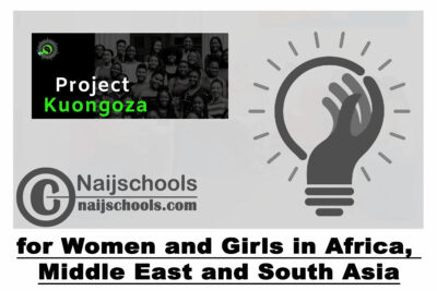 Kuongoza Mentorship Program 2020 for Women and Girls in Africa, Middle East and South Asia | APPLY NOW