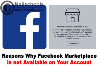 Top 5 Reasons Why Facebook Marketplace is not Available on Your Account