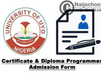 University of Uyo (UNIUYO) Certificate & Diploma Programmes Admission Form for 2020/2021 Academic Session | APPLY NOW