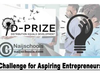 D-Prize Challenge for Aspiring Entrepreneurs from Anywhere in the World