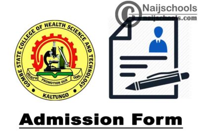 Gombe State College of Health Sciences and Technology Kaltungo Admission Forms for 2020/2021 Academic Session | APPLY NOW