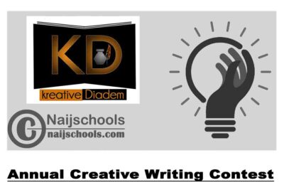Kreative Diadem Annual Creative Writing Contest 2020 (Up to N50,000 in Prize) | APPLY NOW