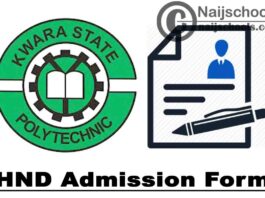 Kwara State Polytechnic (KWARAPOLY) HND Full-Time Admission Form for 2021/2022 Academic Session | APPLY NOW
