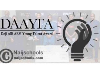 Deji Alli ARM Young Talent Award (DAAYTA) 2024