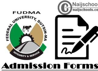 Federal University Dutsin-Ma (FUDMA) Pre-Degree & Remedial Admission Forms for 2020/2021 Academic Session | APPLY NOW