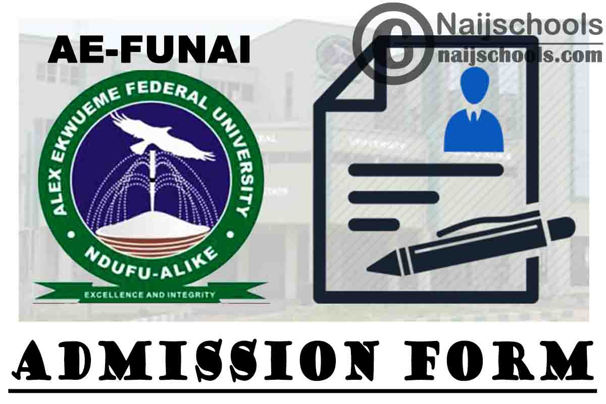 FUNAI Admission into Pre-degree Form 2024/2025
