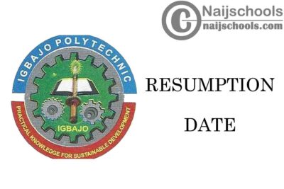 Gombe State Polytechnic Bajoga (GSPB) Resumption Date for Continuation of 2019/2020 Academic Session | CHECK NOW