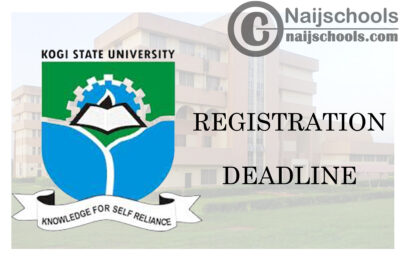 Kogi State University (KSU) Notice on Extension of EDS202 and EDS302 Course Registration Deadline for 2019/2020 Academic Session | CHECK NOW