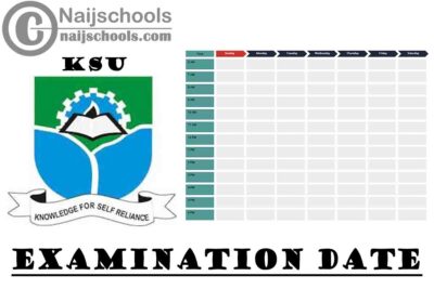 Kogi State University (KSU) 2019/2020 First Semester CBT Examination Date for 100 Level Students | CHECK NOW