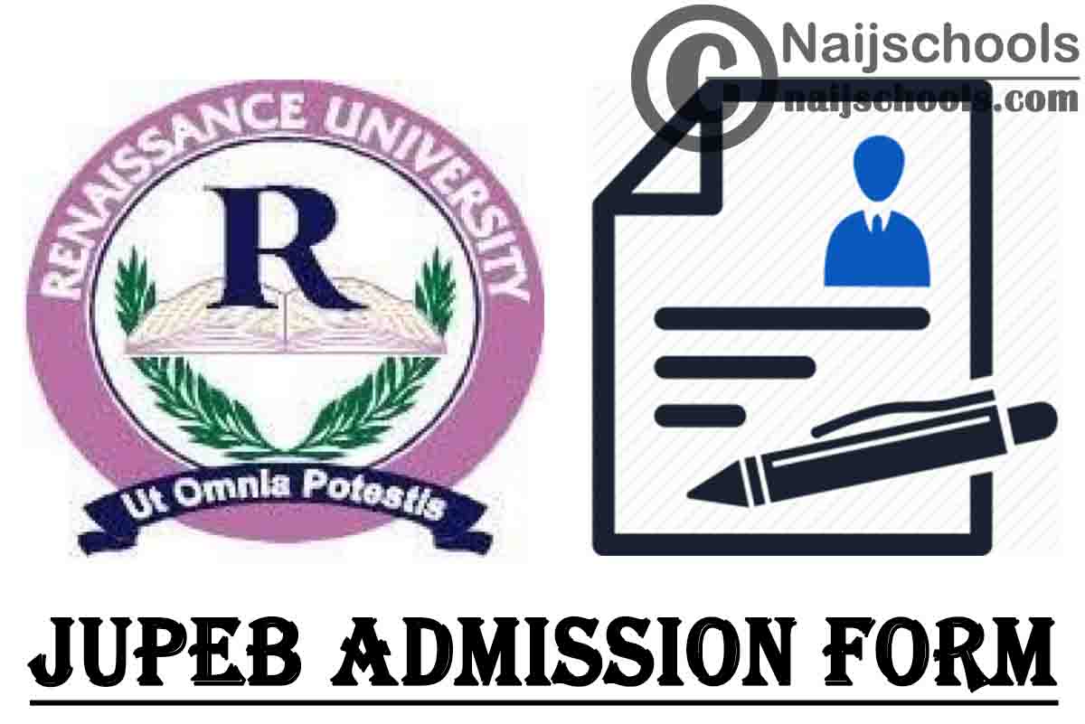 Renaissance University JUPEB Admission form for 2020/2021 Academic