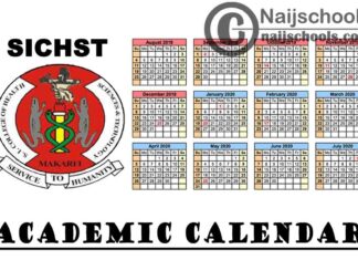 Shehu Idris College of Health Sciences and Technology (SICHST) Markafi Re-Adjusted Academic Calendar for 2019/2020 Academic Session | CHECK NOW