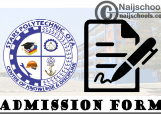 Stars Polytechnic Admission Form for 2020/2021 Academic Session | APPLY NOW