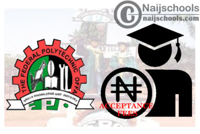 Federal Polytechnic Offa Acceptance Fee Payment Procedure for 2020/2021 ND, HND & IJMB Newly Admitted Candidates | CHECK NOW