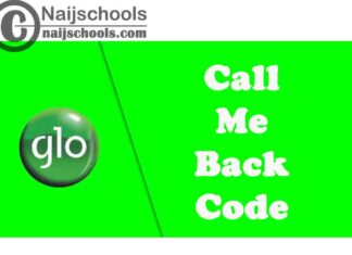 What is the "Please Call Me Back Code" for Glo Network