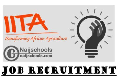 Institute of Tropical Agriculture (IITA) Job Recruitment | APPLY NOW