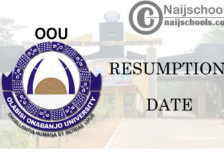 OOU Resumption Date for 2023/2024 Academic Session