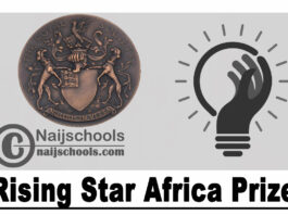 Royal Society Rising Star Africa Prize 2024