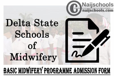 Delta State Schools of Midwifery Basic Midwifery Programme Admission Form for 2021/2022 Academic Session | APPLY NOW