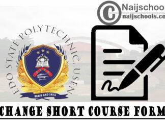 Edo State Polytechnic Meteorology & Climate Change Short Course Form for 2020/2021 Academic Session