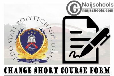 Edo State Polytechnic Meteorology & Climate Change Short Course Form for 2020/2021 Academic Session