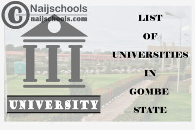 Full List of Federal, State & Private Universities in Gombe State Nigeria