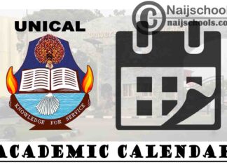 UNICAL Academic Calendar for 2023/2024 Session