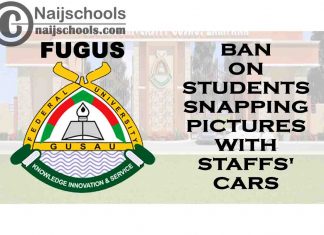 Federal University Gusau (FUGUS) Ban on Students Snapping Pictures with Staffs' Cars | CHECK NOW