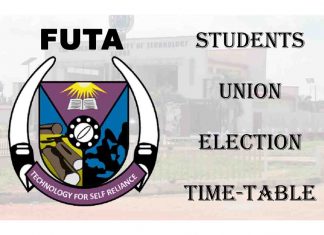 Federal University of Technology Akure (FUTA) 2019/2020 Students Union Election Time-table | CHECK NOW