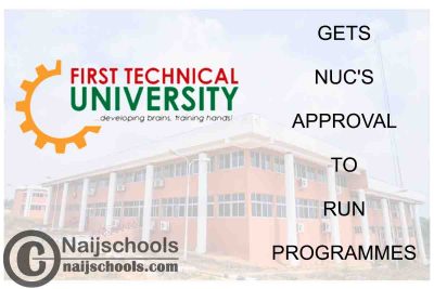 First Technical University (Tech-U) Ibadan Gets NUC's Approval to Run Forensic Science and 13 Other Programmes