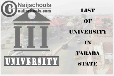 Full List of Federal, State & Private Universities in Taraba State Nigeria