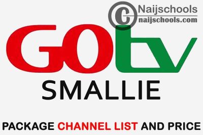 GOtv Smallie Package Channel List and Subscription Price in Nigeria 2021