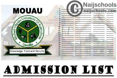 MOUAU Admission List for 2020/2021 Academic Session is Now Out on JAMB CAPS | CHECK NOW