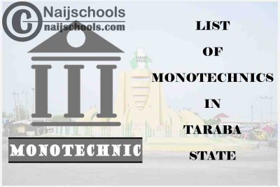 Full List of Accredited Monotechnics in Taraba State Nigeria