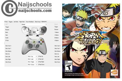 NARUTO SHIPPUDEN: Ultimate Ninja STORM TRILOGY X360ce Settings for Any PC Gamepad Controller | TESTED AND WORKING