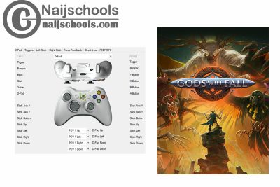 Gods Will Fall X360ce Settings for Any PC GamePad Controller | TESTED & WORKING