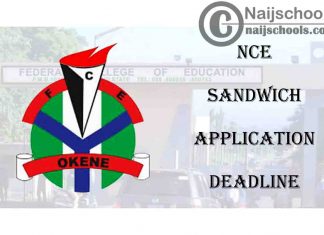 Federal College of Education (FCE) Okene Extends 2020/2021 NCE Sandwich Programmes Application Deadline | CHECK NOW