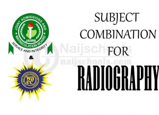 JAMB & WAEC Subject Combination for Radiography