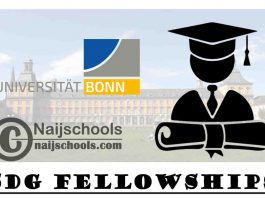 University of Bonn SDG Fellowships 2021 for Postdoctoral Scientists (Funded) | APPLY NOW
