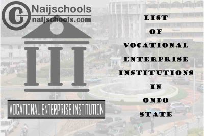 Full List of Vocational Enterprise Institutions in Ondo State Nigeria