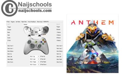 Anthem X360ce Settings for Any PC Gamepad Controller | TESTED & WORKING