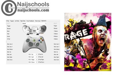 Rage 2 X360ce Settings for Any PC Gamepad Controller | TESTED & WORKING