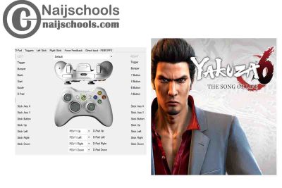 Yakuza 6: The Song of Life X360ce Settings for Any PC Gamepad Controller | TESTED & WORKING