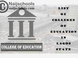 Full List of Accredited Colleges of Education in Lagos State Nigeria