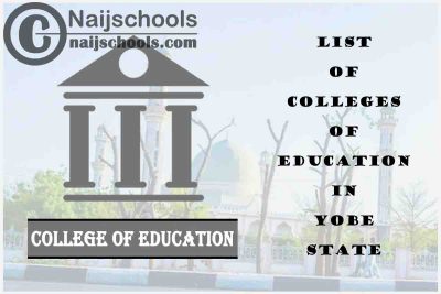 Full List of Accredited Colleges of Education in Yobe State Nigeria