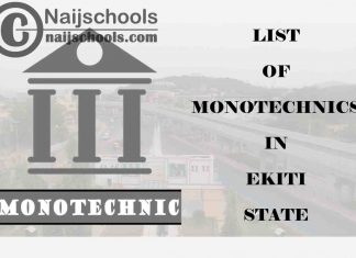 Full List of Accredited Monotechincs in Ekiti State Nigeria