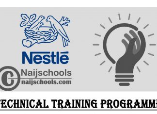 Nestle Nigeria Plc (ITF-NECA) Technical Training Programme 2023